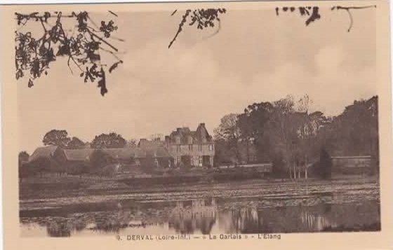 Château de la GARRELAYE Carte Postale Chateau De La Garlais Son Etang