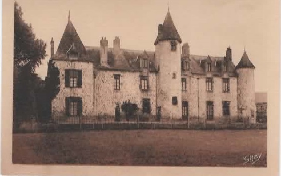 Le manoir de la Haye carte postale chateau de la haye cote sud
