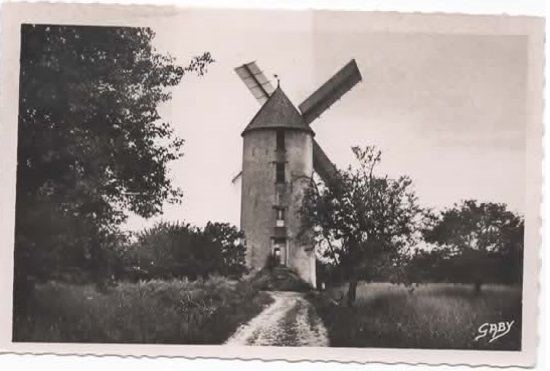 carte postale moulin du thu