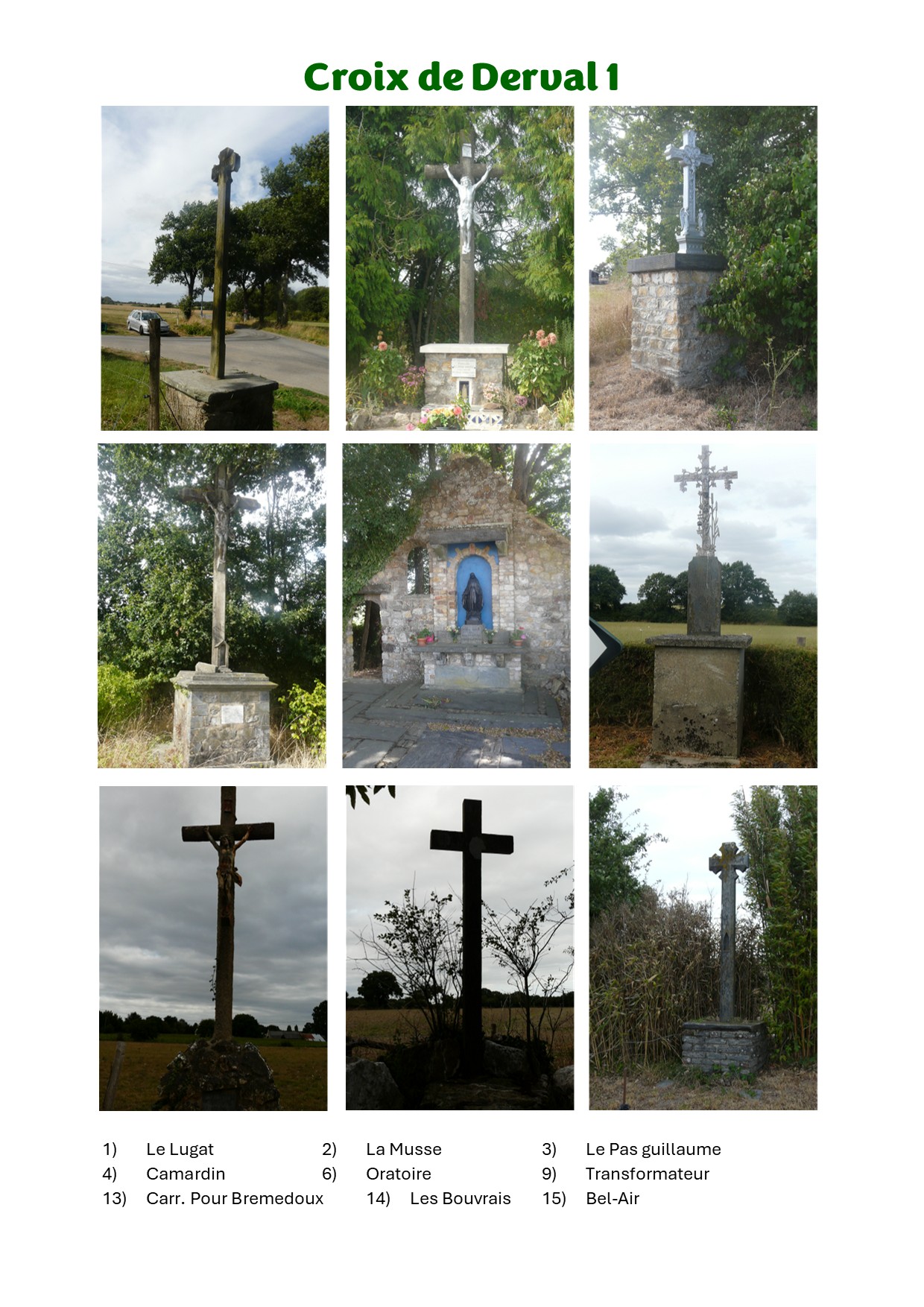 LES DIFFERENTS TYPES DE CROIX croix derval 1