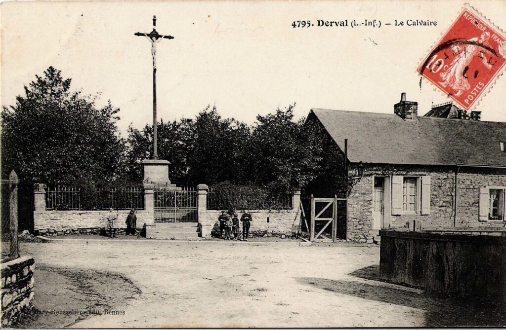 carte postale calvaire de la gree